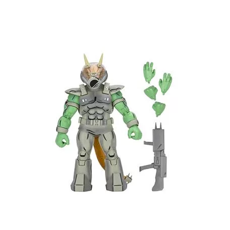 Teenage Mutant Ninja Turtles (Mirage Comics) - 7” Scale Action Figure - Shock Commando Triceraton-NE54575-01