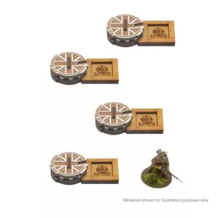 Bolt Action MDF Unit Pin Markers - Great Britain-408800013