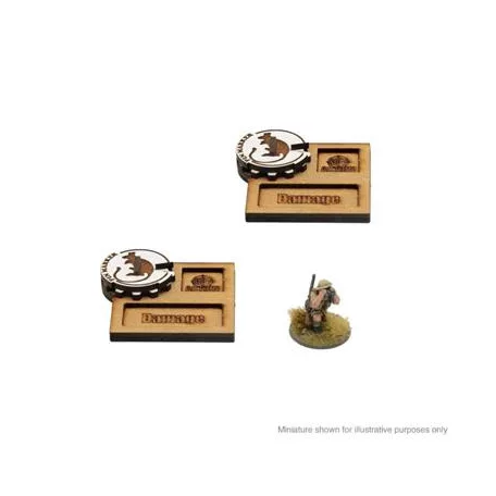 Bolt Action MDF Vehicle Pin Markers - British 8th Army-408800038