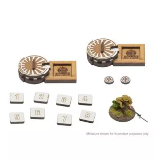 Bolt Action MDF Artillery zooming in Markers - Japan-408800021
