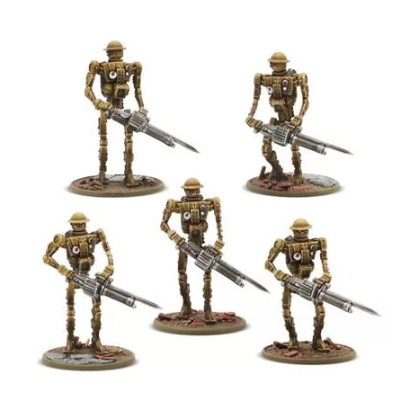 Konflikt '47 British Commonwealth Mk I Automated Infantry Squad with MMG-452200602