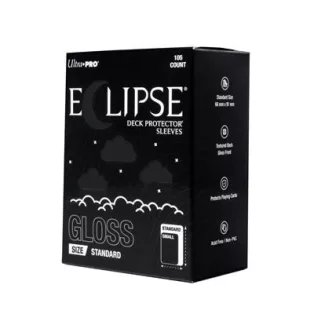 ECLIPSE® Gloss Standard DECK PROTECTOR® Sleeves: Jet Black - 105ct-16700