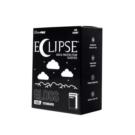 ECLIPSE® Gloss Standard DECK PROTECTOR® Sleeves: Arctic White - 105ct-16701