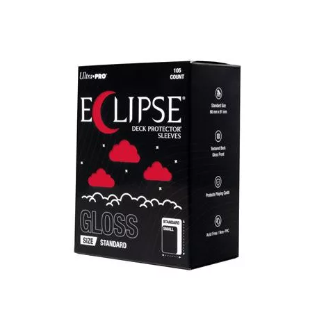 ECLIPSE® Gloss Standard DECK PROTECTOR® Sleeves: Apple Red - 105ct-16704