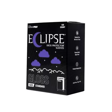 ECLIPSE® Gloss Standard DECK PROTECTOR® Sleeves: Royal Purple - 105ct-16706