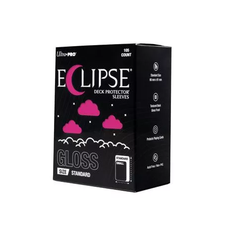ECLIPSE® Gloss Standard DECK PROTECTOR® Sleeves: Hot Pink - 105ct-16708