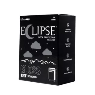 ECLIPSE® Gloss Standard DECK PROTECTOR® Sleeves: Smoke Grey - 105ct-16709