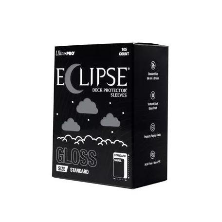 ECLIPSE® Gloss Standard DECK PROTECTOR® Sleeves: Smoke Grey - 105ct-16709