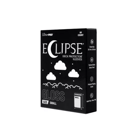 ECLIPSE® Gloss Small DECK PROTECTOR® Sleeves: Arctic White - 60ct-16711