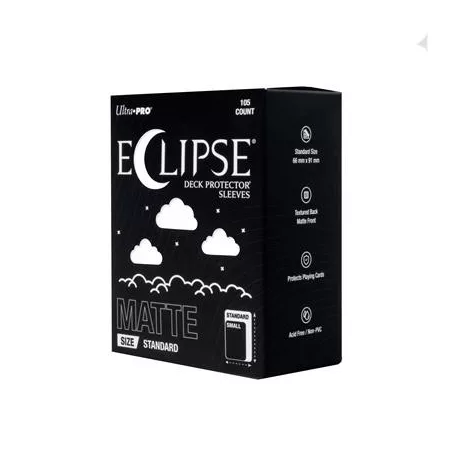 ECLIPSE® Matte Standard DECK PROTECTOR® Sleeves: Arctic White - 105ct-16681