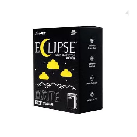 ECLIPSE® Matte Standard DECK PROTECTOR® Sleeves: Lemon Yellow - 105ct-16687