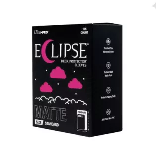 ECLIPSE® Matte Standard DECK PROTECTOR® Sleeves: Hot Pink - 105ct-16688