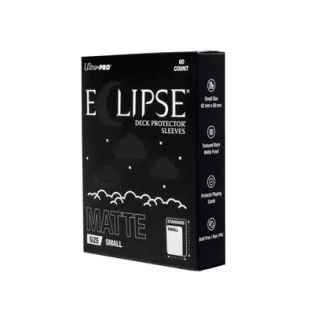 ECLIPSE® Matte Small DECK PROTECTOR® Sleeves: Jet Black - 60ct-16690