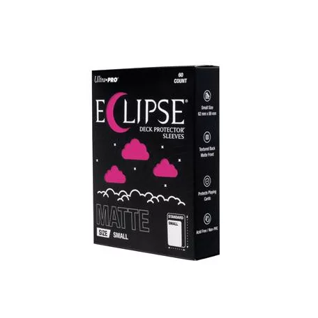 ECLIPSE® Matte Small DECK PROTECTOR® Sleeves: Hot Pink - 60ct-16698