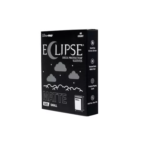 ECLIPSE® Matte Small DECK PROTECTOR® Sleeves: Smoke Grey - 60ct-16699