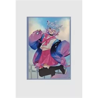 Oshi Push Set 2 Standard Foil Sleeves LineChu - LIMITED EDITION-PCA7122