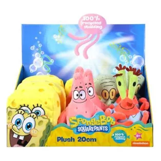 SpongeBob Plush Figures, 20cm - CDU of 12-109491002
