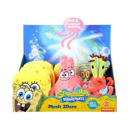 SpongeBob Plush Figures, 20cm - CDU of 12-109491002