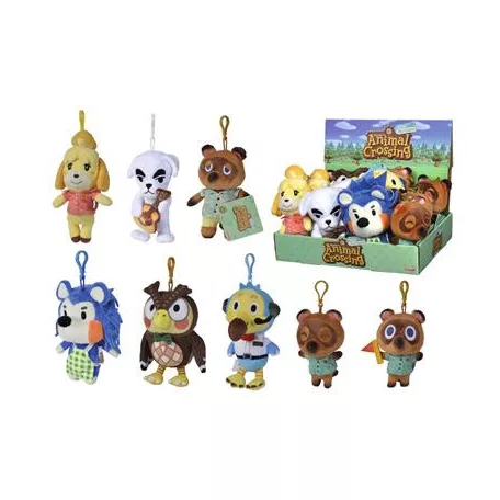 Animal Crossing Key chains, 15cm - CDU of 12-109231000