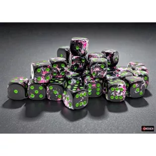 Brush Paintball/green 12mm d6 Dice Block (36 dice)-24814