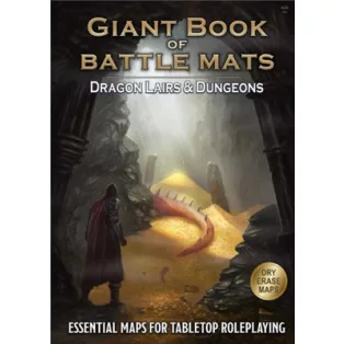 A Giant Book of Battle Mats - Dragon Lairs & Dungeons-LBM-068