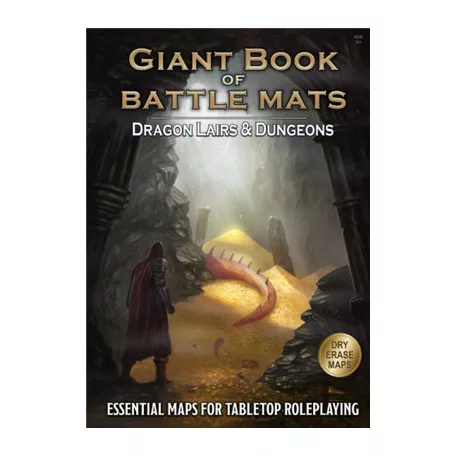 A Giant Book of Battle Mats - Dragon Lairs & Dungeons-LBM-068