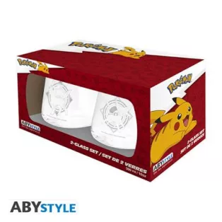 POKEMON - 2 Glass Set - Espeon & Umbreon-ABYVER321