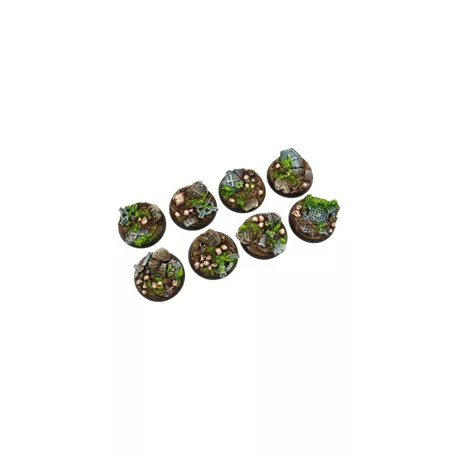 Graveyard Bases, Round 32mm (4)-B00820