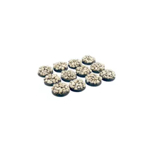 Skulls Bases, Round 25mm (5)-B01921