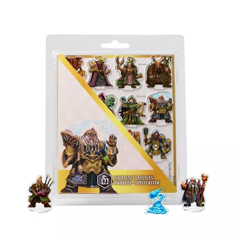 Skinny Minis - Dwarves Spellcaster - EN-DIBSM013