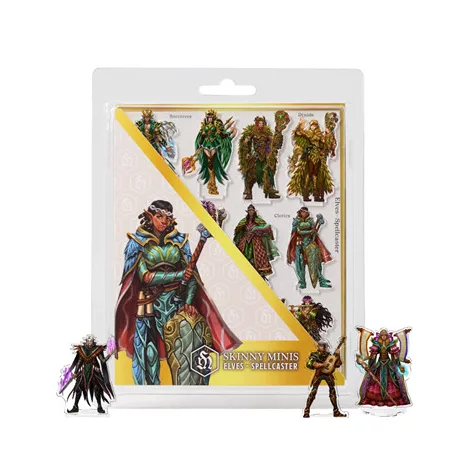 Skinny Minis - Elves Spellcaster - EN-DIBSM015