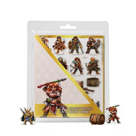 Skinny Minis - Halfling Combat - EN-DIBSM016