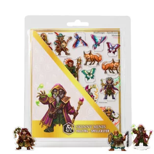 Skinny Minis - Halfling Spellcaster - EN-DIBSM017