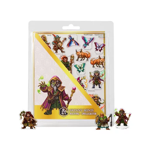 Skinny Minis - Halfling Spellcaster - EN-DIBSM017