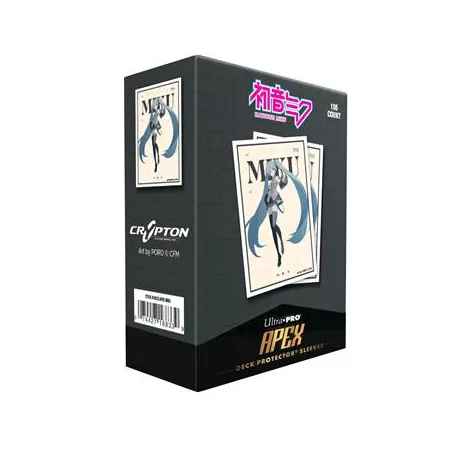 UP - Hatsune Miku - Retro Soundscapes: Hatsune Miku 105ct APEX DECK PROTECTOR Sleeves-16833