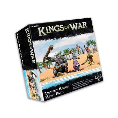 Kings of War - Trident Realm Hero Pack-MGKWR211