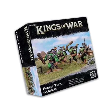 Kings of War - Forest Troll Gunners-MGKWHF308