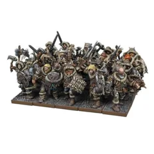 Kings of War - Northern Alliance Tribesmen Regiment-MGKWL301