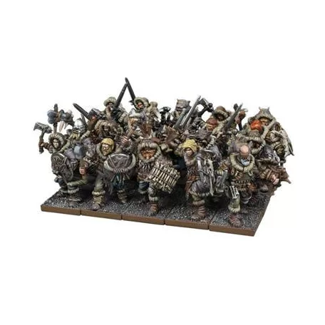Kings of War - Northern Alliance Tribesmen Regiment-MGKWL301