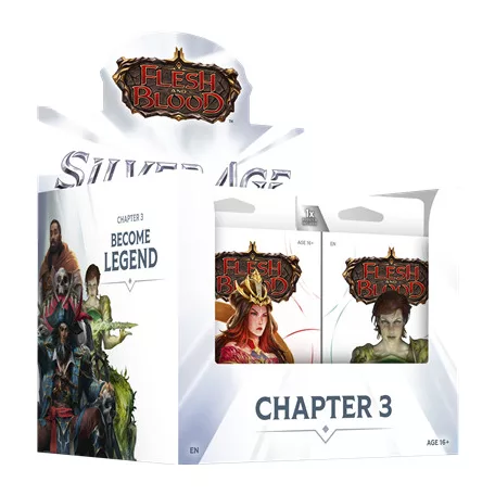 Flesh & Blood TCG - Silver Age: Chapter 3 Deck Display (10 Decks) - EN-FAB2608-EN