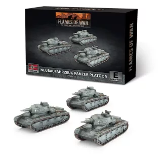 Flames of War - Neubaufahrzeug Panzer Platoon (x3)-GBX208