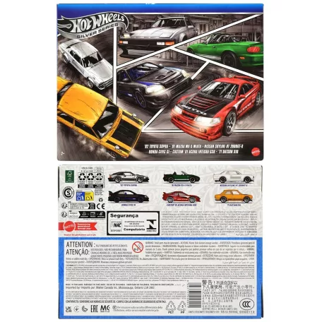 Hot Wheels Silver Series Japan 6pk [Importer label on product]-JBY77_6974-9C96