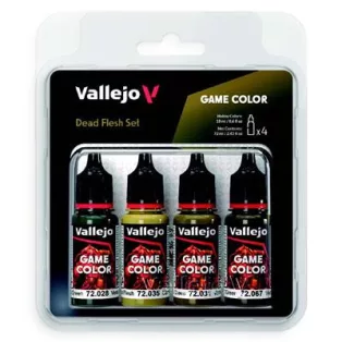 Vallejo - Game Color / 4 colors - Dead Flesh Set-72392