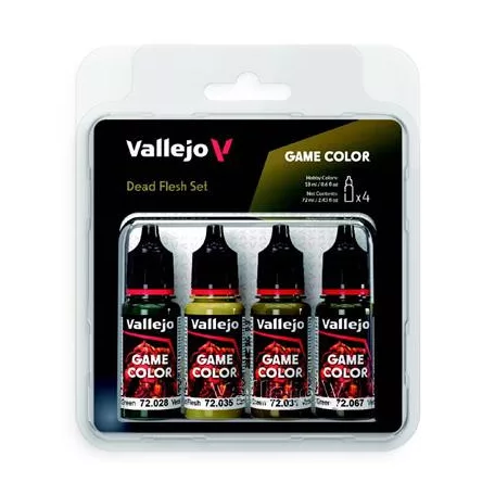 Vallejo - Game Color / 4 colors - Dead Flesh Set-72392