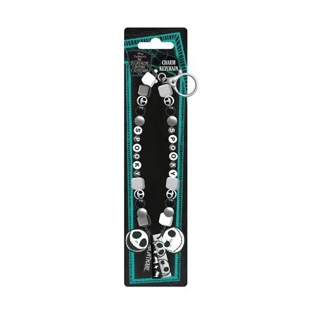 THE NIGHTMARE BEFORE CHRISTMAS (SPOOKY) CHARM KEYCHAIN-PK2501284