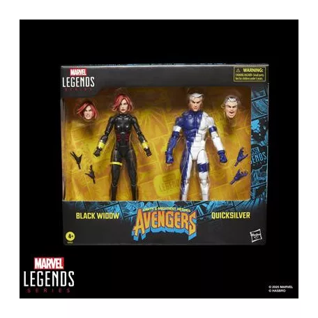 Marvel Legends Series Black Widow and Quicksilver-G21225L0