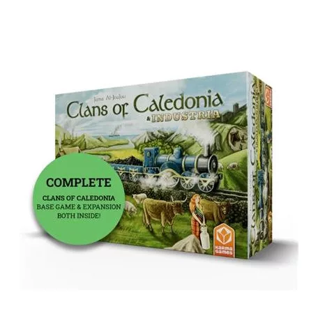 Clans of Caledonia Industria Bundle (Base Game + Expansion)-BDL-COC-IND