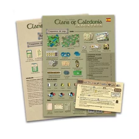 Language Pack Clans of Caledonia: Industria (Expansion) Spanish-IND-LNP-SPA