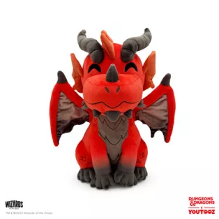 Youtooz: Dungeons & Dragons - Red Dragon Plush (9 Inch)-REDDRAGONPLUSH9IN