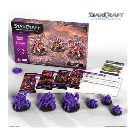 StarCraft® The Miniatures Game - Roach - Zerg - Expansion Set - EN-SCMG0009
